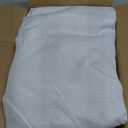 HolidayIdeas Fitted White Tableclothes - 72 x 30 Inch - 2 Pack Rectangle Table Covers for 6 Foot Tables, Polyester Fabric Tablecloths for Christmas, Parties, Wedding, Trade Show