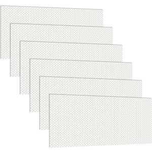 Pangda 6 Pack Replacement Fluorescent Light Covers Clear Acrylic Ceiling Lighting Panel Flat Sheet for Overhead Fixtures, 22.5 x 46.5 x 0.1 Inch
