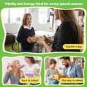 Mini Handmade Positive Sunflower Crochet Decorative with Card,Thank You for Helping Me Grow, Teacher Gifts for Women, Christmas,Birthday,Graduation,New Year Gift.