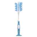 Dr. Brown's Deluxe Bottle Brush for Cleaning Baby Bottles, Nipples, and Sippy Cups with Suction Cup Stand and Vent Brush, BPA-Free, Blue, 1-Pack 