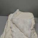 Faux Fur Throw Blanket for Couch, Fluffy Fuzzy Plush Bubble Blanket, Soft Warm Cozy Shaggy Rabbit Blanket, Luxury Decorative Gifts for Sofa Bedroom Living Room, 60x50inch (Beige)