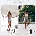 RENPHO Cordless Jump Rope, Weighted Jump Rope with Counter, Jump Ropes for Fitness, Smart Skipping Rope for Crossfit