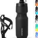 HASAGEI Bicycle Water Bottle Holder with 24 Oz Bottle, Durable Leak-Proof Non-Slip Design, Lightweight & Universal Fit for Mountain/Road Cycling Accessories
