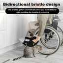 Pet Grooming Gloves & Combs, Double-Sided Electrostatic Pet Hair Removal Mitt Multi-Functional Reusable Animal Hair Remover Tools for Carpet Sofa Clothing Furniture