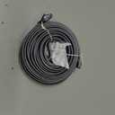 BUSOHE Cat 8 Ethernet Cable 50 ft, Nylon Braided High Speed Heavy Duty Network LAN Patch Cord, 40Gbps 2000Mhz SFTP Shielded RJ45 Flat Internet Cable for TV/PC/Router, in Wall, Indoor, Outdoor
