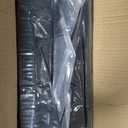 Goolela Black Sheepskin Area Rug 8x10 Fluffy Fuzzy Furry Shag Carpet for Living Room Bedroom Faux Fur Plush Rectangle