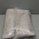 GarveeHome Scalloped Washable Rugs 5x7 Rug for Living Room Modern Non Slip Large Area Rug for Bedroom Decor Farmhouse Low Pile Stain Resistant Carpet for Office Dining Room Classroom 5 Ft x7 Ft Beige