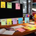 Eersida 48 Pcs Staff Employee Appreciation Gifts Bulk Christmas Animals Sticky Notes 30 Sheets of Each and 24 Pens with Organza Bags Christmas Appreciation Gifts Supplies for Office Coworker Employee