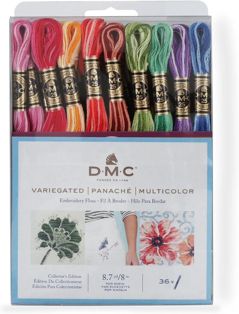 DMC Variegated Embroidery Floss Pack - 36 skeins (Assorted)