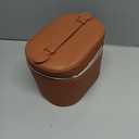 JAZD Vanity Case Makeup Bag with Removable Organizer Divider, Travel Toiletry Cosmetic Organizer for Women