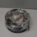 Dog Crate Water Bowl No Spill, 2 Pack Dog Crate Bowls Hanging, Kennel Water Food Bowls Mountable, Pet Cage Accessories Feeder Dish, Stainless Steel Coop Cup for Cat Puppy Bunny Guinea Pig Ferret Bird (M(6.3*2.6'' & 5.5*2.4''), Black)