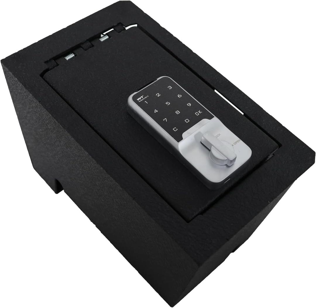 JIKE Console Safe for Toyota Sequoia/Tundra 2023-2026 | Electronic Vehicle Safe Designed for Fast Access, Secure Storage and Everyday Protection.
