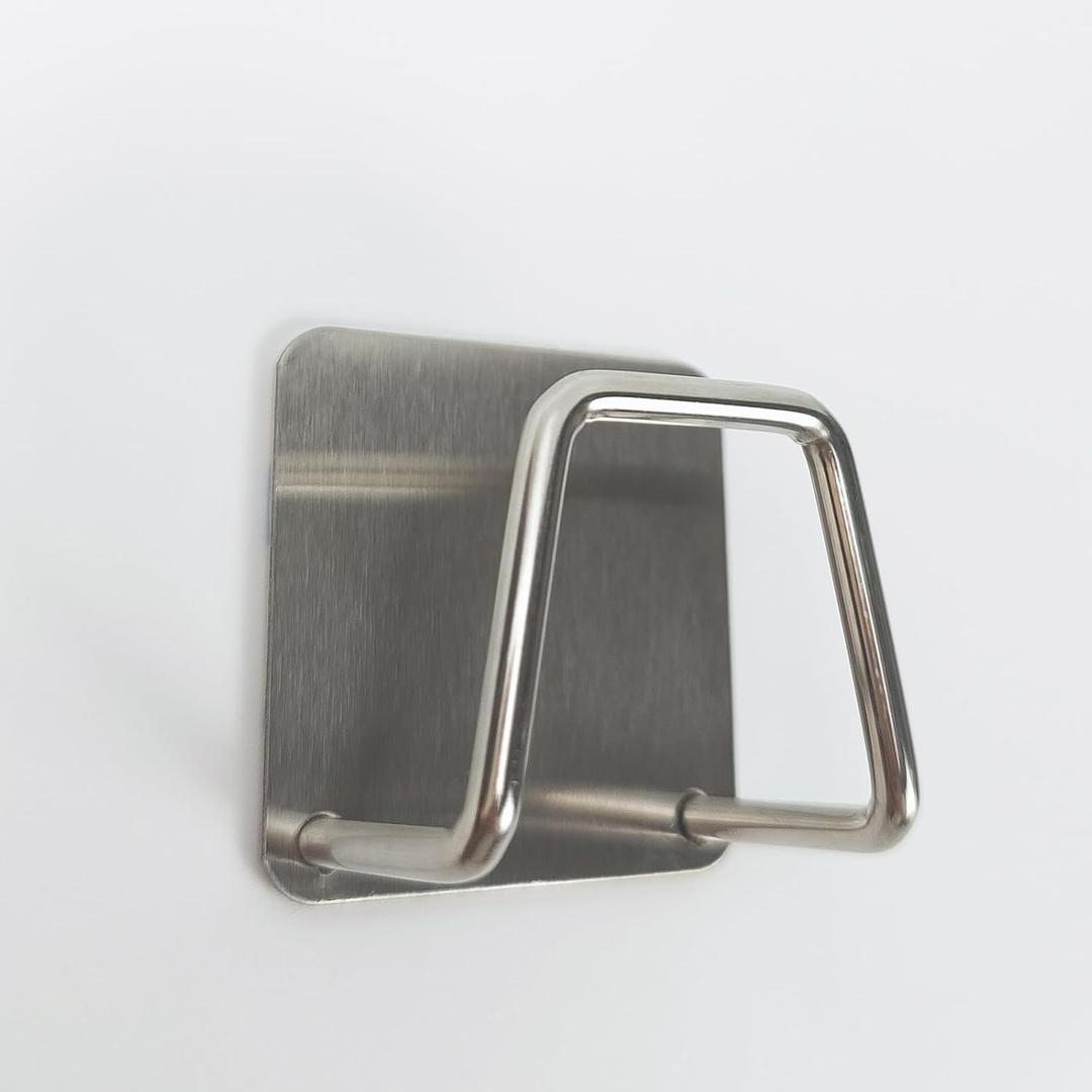 2 x 5-Pack Adhesive Sponge Holder for Kitchen Sink Caddy Accessories SUS304 Stainless Steel, Quick Drying