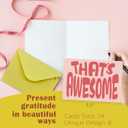 2 x 24-Pack Employee Appreciation Cards with Envelopes, 8 Unique Thank You Cards Designs Blank Inside for Coworkers, Boss, Workplace Recognition Gifts