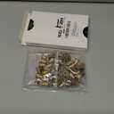 60Pcs Rivet Nut M6 Yellow Zinc Plated Finish Flat Head Rivnut Threaded Insert Nutsert Rivet Nut, Knurled Body