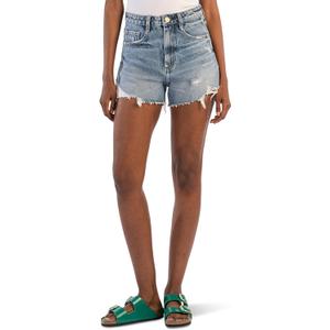 KUT from the Kloth Women's Taylor High Rise Shorts with Raw Hem (14, Introduced)