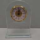 Ornalrist Gifts for Daughter from Mom, Dad - Mother's Day, Birthday Gifts for Daughter - to My Daughter Glass Clock