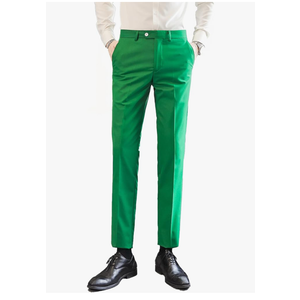 UNINUKOO Mens Classic Suit Pants Straight Fit Modern Formal Dress Pants Separate Trousers, 2XL