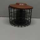 More Birds Squirrel-X Double Suet Feeder, Outdoor Wild Bird Feeder, Cage Bird Feeder, 2 Suet Cake Capacity