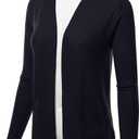LALABEE Women's Open Front Pockets Knit Long Sleeve Sweater Cardigan (XL)