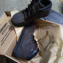 KEEN Utility Men's Gibson Mid Height Composite Toe Athletic Traction Durable Leather Work Boots, Cascade Brown/Black, Size: 10.5