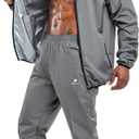 HOTSUIT Sauna Suit for Men Weight Loss Sweat Suit Boxing Exercise Sweat Sauna Jacket Pants (X-Large, Dark Grey)