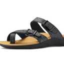 mysoft Women's Slide Sandals Adjustable Orthopedic Flip Flops Arch Support Comfortable Walking Summer Shoes US 10