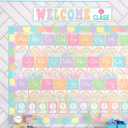 3 x Teacher Created Resources Pastel Blue Scalloped Border Trim