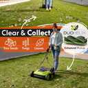 GreenSweep TurfoMax | Artificial Grass Electric Turf Sweeper, 5 Adjustable Height Settings, Foldable Handle, Collection Bag Included, Restores Flattened Turf & Removes Debris