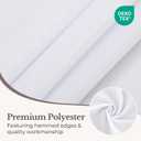 Romanstile Large Rectangle Tablecloth 90 x 132 Inch, Water and Wrinkle Resistant Table Cloth for 8/6 Foot Tables, Washable Polyester Extra Long Table Covers for Dining/Parties/Events/Wedding/Banquet
