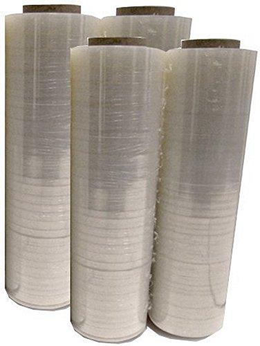 1 X Four (4) Plastic Shrink Stretch Wrap 445mm x 450m, 4RLS/CS