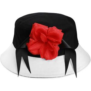 Clueless Dionne Black and White Bucket Hat