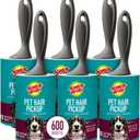 Scotch-Brite Pet Hair Pickup Extra Sticky Lint Roller, Designed for Removing Fur + Fluff on Couches, Clothes, Dog and Cat Beds, & More, 6 Pack, 600 Easy-Tear Adhesive Sheets Total