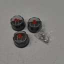 Grill Burner Knobs 69892 69893 Replacement Control Knobs for Weber Spirit 200 & 300 Series E-Spirit 310/320/ 330 Series (2013-2017), Set of 3