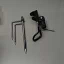 Fishing Rod Holders for Ground, 360  Adjustable & Detachable & Easy to Carry Multifunctional Stainless Steel Fishing Rod Holder, Fishing Pole Holders for Ground & Beach