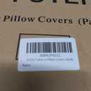 FUTEI Pack of 2 Chenille Throw Pillow Covers 26x26 Inch, Mustard Yellow