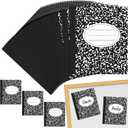 Tellegloww 36 Pcs 5.91 x 6.89 Inches Composition Magnetic Locker Name Tags | School Classroom Magnets Labels, Dry Erase Board, Whiteboard, Reusable