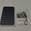 Lixada 10W 5V Solar Panel Charger USB Port Portable High Power Paper Shaped Monocrystalline Silicon for Cell Phone Camping