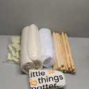 Tiny Land Teepee Tent for Kids  100% Cotton Play Tent with Padded Mat & Star Lights, Foldable with Carry Bag, Indoor Play Tent for Girls & Boys