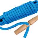 2 x PR-20 Tree Pruner Rope Replacement, for Jameson Fiscar Big Mouth Manual Pole Saw & Tree Pruner,20 feet long with a 5/16-inch Diameter(with Wooden Handle)