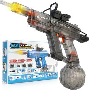 Super Electric Water Gun with Muzzle Flash & Recoil Effect, Auto-Refill 800ml High Capacity Water Guns Toys 26-32 FT Long Range with Led Muzzle Light, for Swimming Pool Party Beach Outdoor Activity