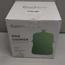 Hard Boiled Egg Cooker - CACHOO 14-Egg Rapid Stainless Steel Egg Boiler with 30-Min Timer & Auto Shut Off, Compact Electric Vegetable Steamer for Cooking, Dishwasher Safe, Retro Green (2-Tier)