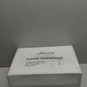 Liacere 350PCS Bule Plastic Plates - Disposable Bule and Gold Plates 50guest Baroque Plastic Dinnerware include 100Plates, 50Pack Pre Rolled Napkins with Silverware 50Cups for Wedding&Mother's Day (Light Blue)