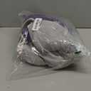 LeLePet Warm Winter Coat, Fleece Dog Jacket with Harness, Reflective Turtleneck, Waterproof (Purple), Size: Large