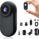 Mini Body Camera 1080P, Thumb Action Cam with Built in 32GB Memory Card, Helmet Sports Camera, Body Cam for Work, Cycling, Sports(Black)