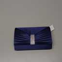 Women Elegant Satin Bow Flap Evening Bag Rhinestone Clutch Purse Handbag Formal/Wedding/Prom/Party