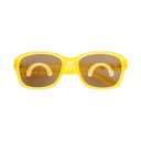 SMILEYWORLD Oval Polarized Sunglasses for Women Mens, Small Fashion Sunnies, UV400 Protection, No Slip, No Bounce (Oval Yellow)