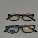 EYEURL Reading Glasses For Men Women - Blue Light Blocking Glasses Reduce Eyestrain - 2 Pack TR90 Frame Lightweight +2.5