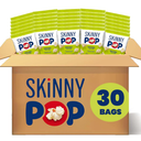 SkinnyPop Popcorn, Original, Whole Grain, Dairy-Free Snack, 0.65oz Bags (30ct) Best By 01/15/2026
