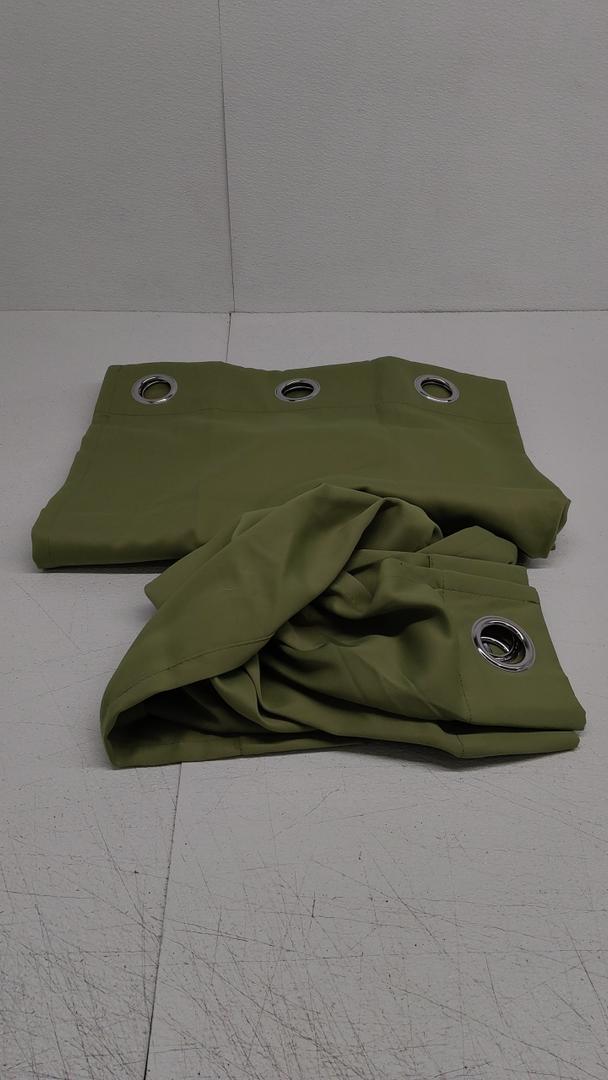 Green Curtains 2 Pack 42x62 No Brand